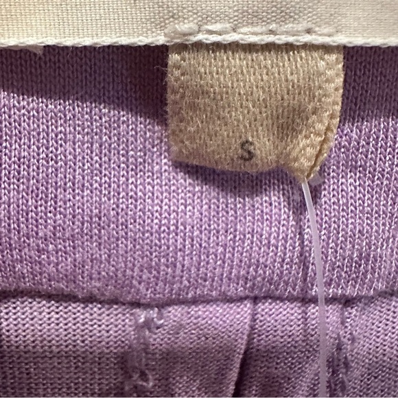 Anthropologie (Meadow Rue) Pleated Lilac Purple V-Neck Tunic Tank (S) NWT $68.00 - Picture 10 of 13